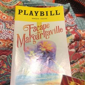 Escape to Margaritaville play bill may 2018 🌊